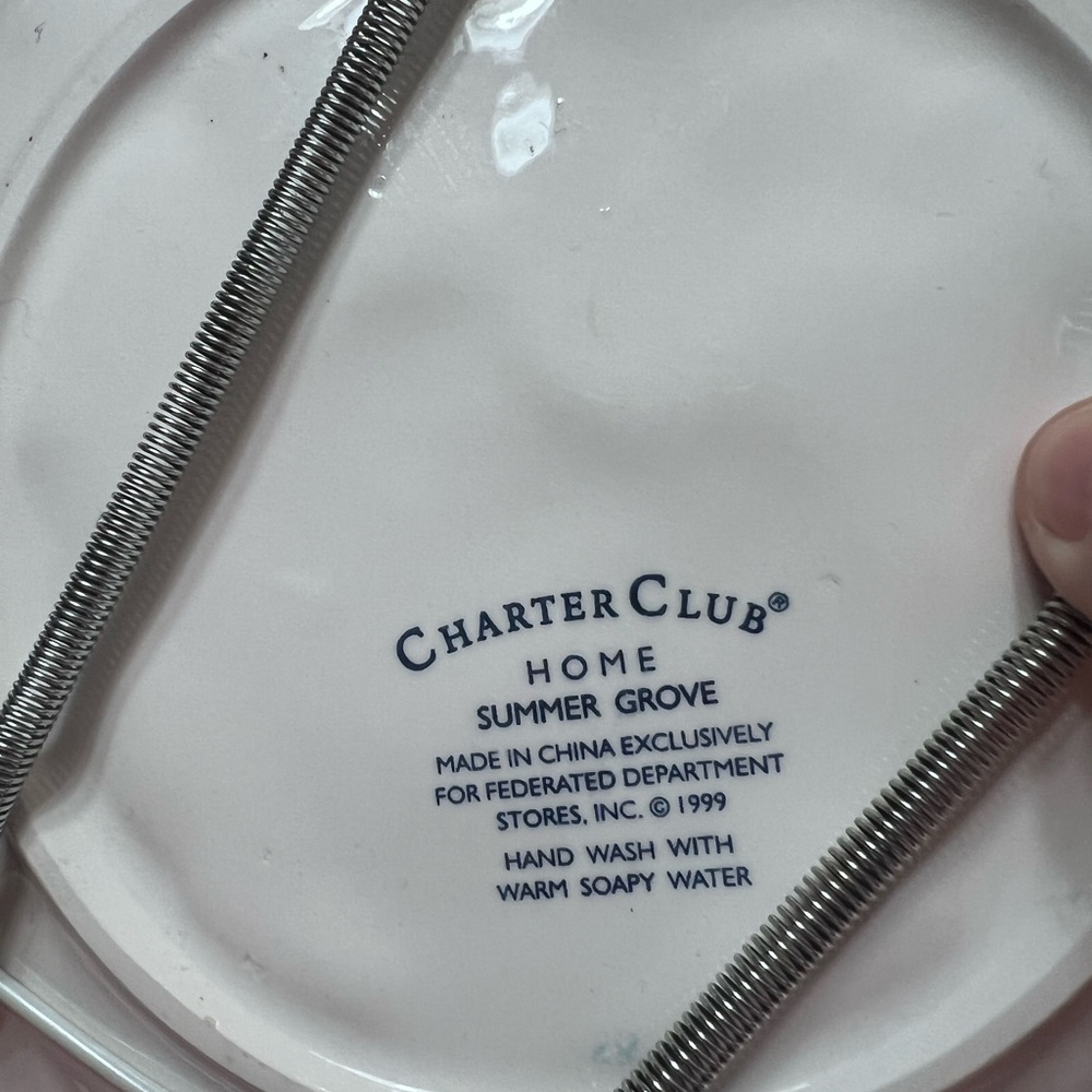 Charter Club Summer Grove Dinner Plate